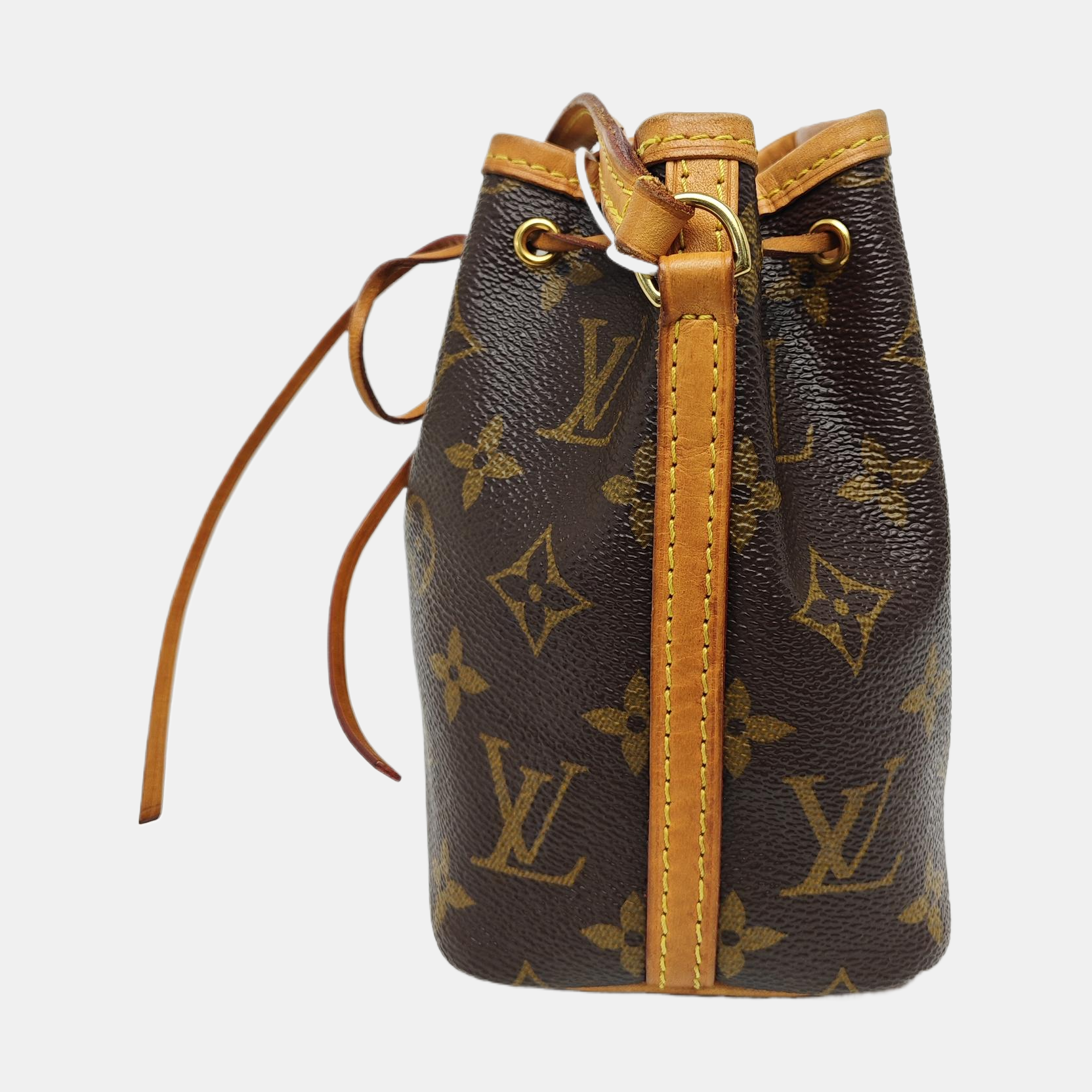NÉONOÉ Nano Monogram Coated Canvas Brown