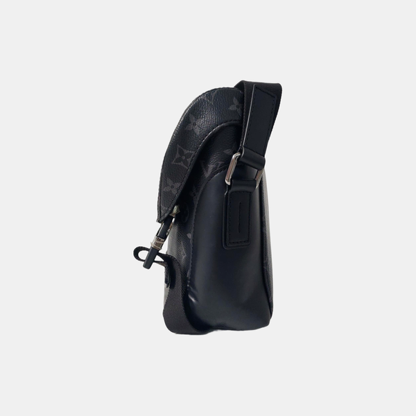 VOYAGER PM Monogram Coated Canvas Black