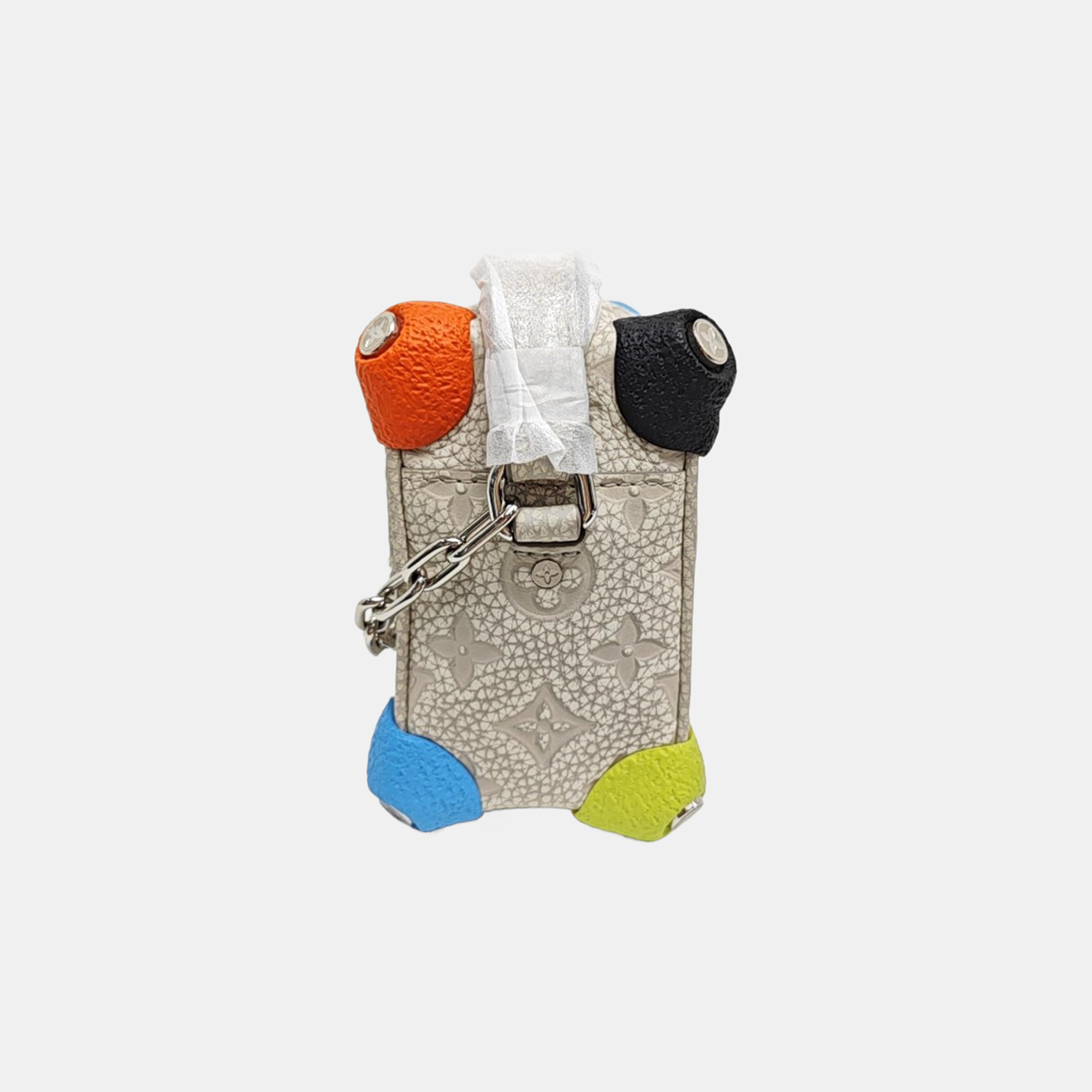 SOFT TRUNK Mini Monogram Calfskin Silver