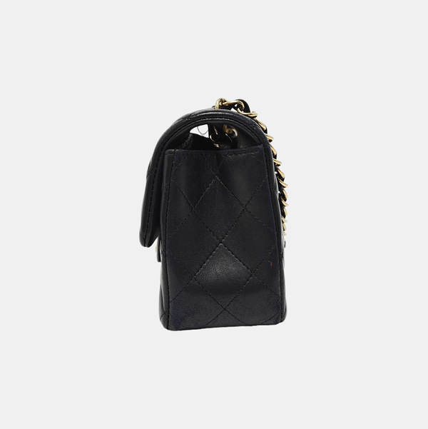 CLASSIC FLAP Mini Quilted Lambskin Black