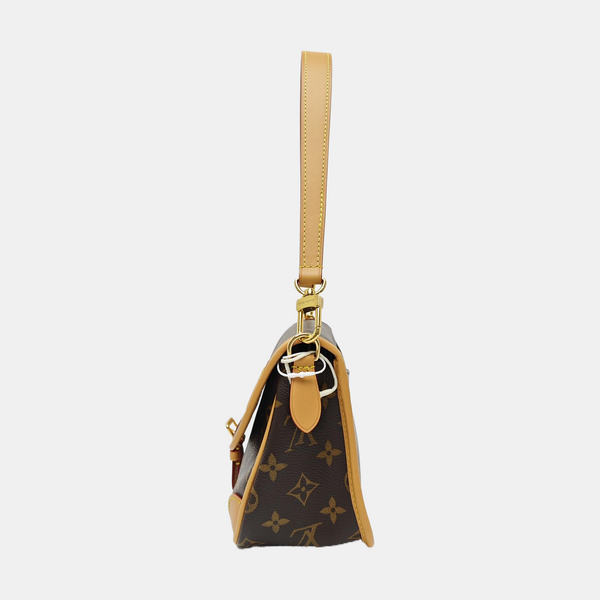 DIANE Monogram Coated Canvas Brown