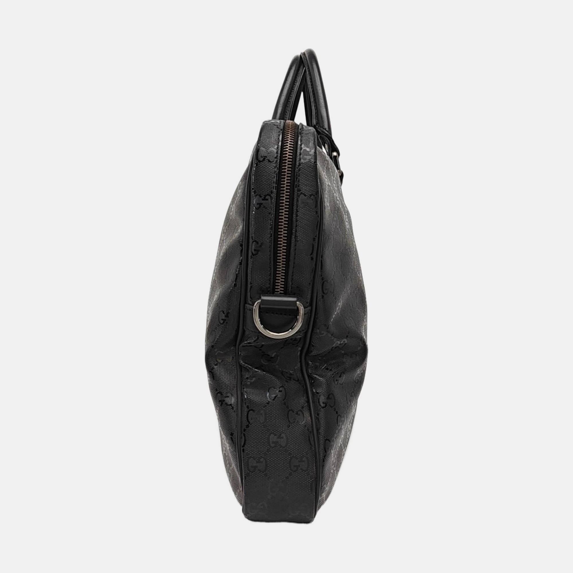 GG Imprime Coated Canvas Black