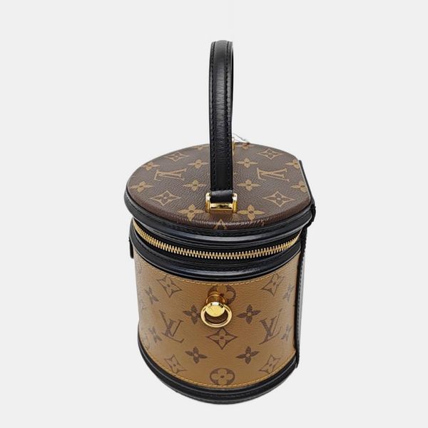 CANNES PM Monogram Coated Canvas Brown