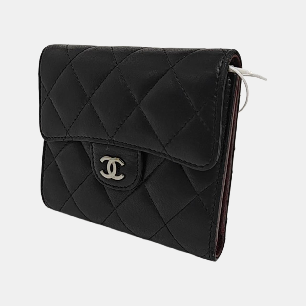 CLASSIC FLAP Small Quilted Lambskin Black Wallet