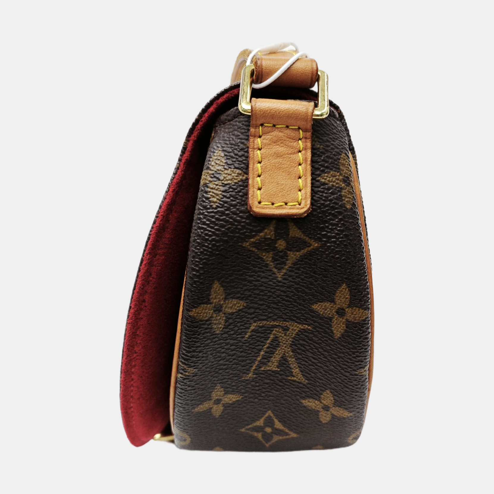 TAMBOURINE Monogram Coated Canvas Brown