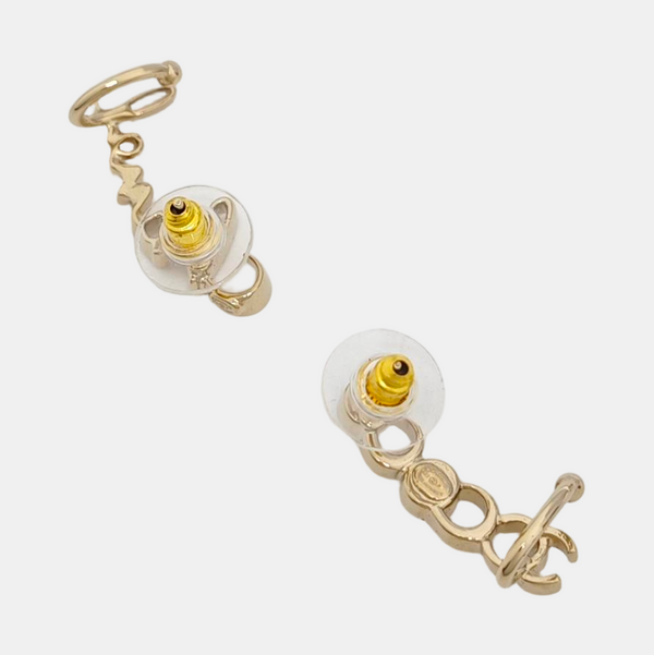Metal Gold Stud Earrings