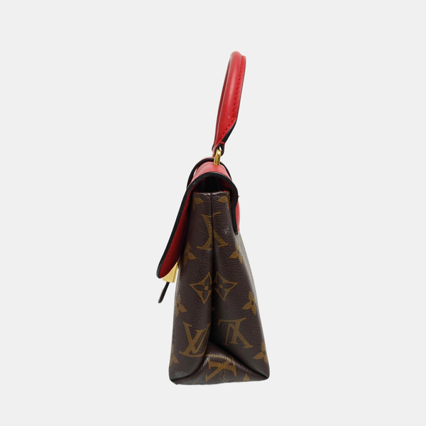 LOCKY BB Monogram Coated Canvas Red