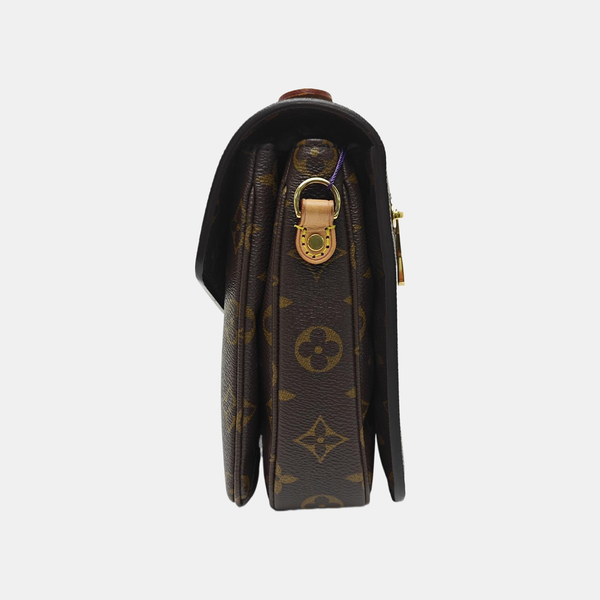 MÉTIS MM Monogram Coated Canvas Brown