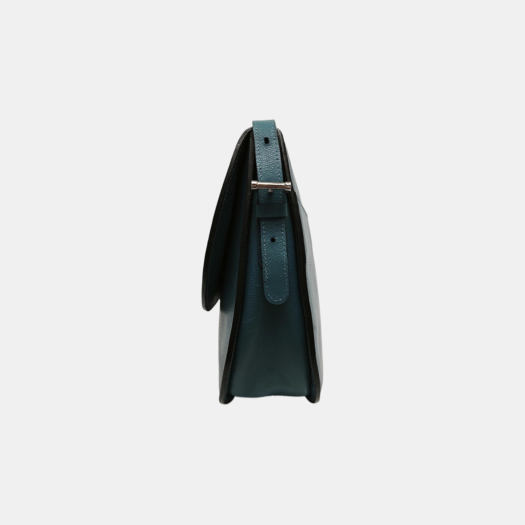 Calfskin Shoulder Bag Blue
