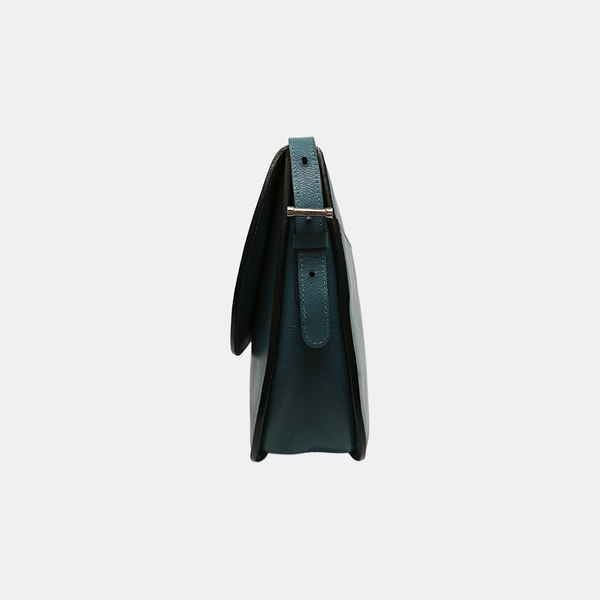 Calfskin Shoulder Bag Blue