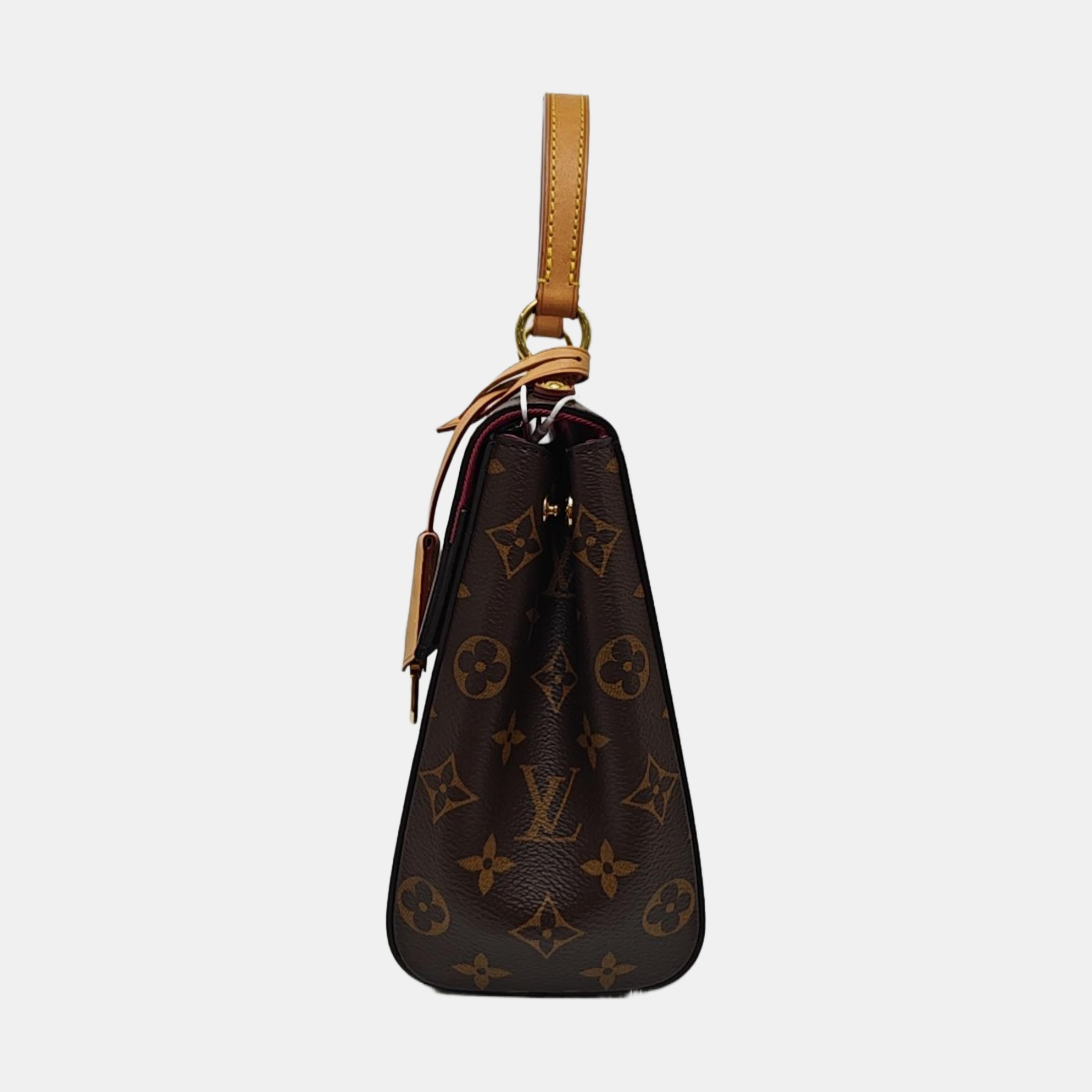 CLUNY PM Monogram Coated Canvas Brown