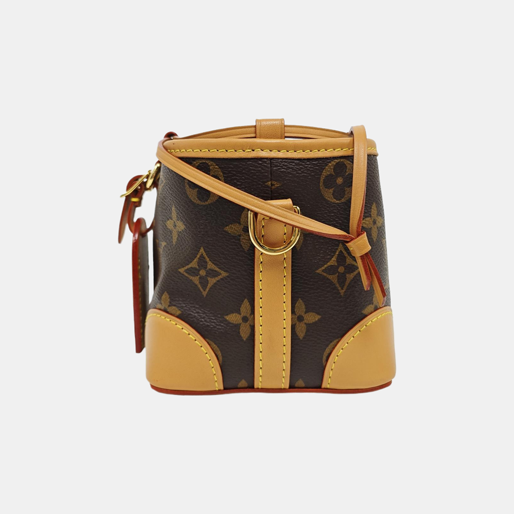 NOÉ Monogram Coated Canvas Brown