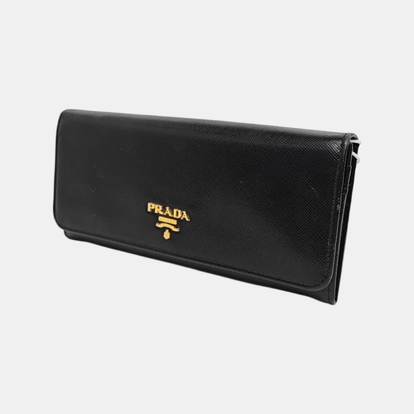 Saffiano Calfskin Wallet Black