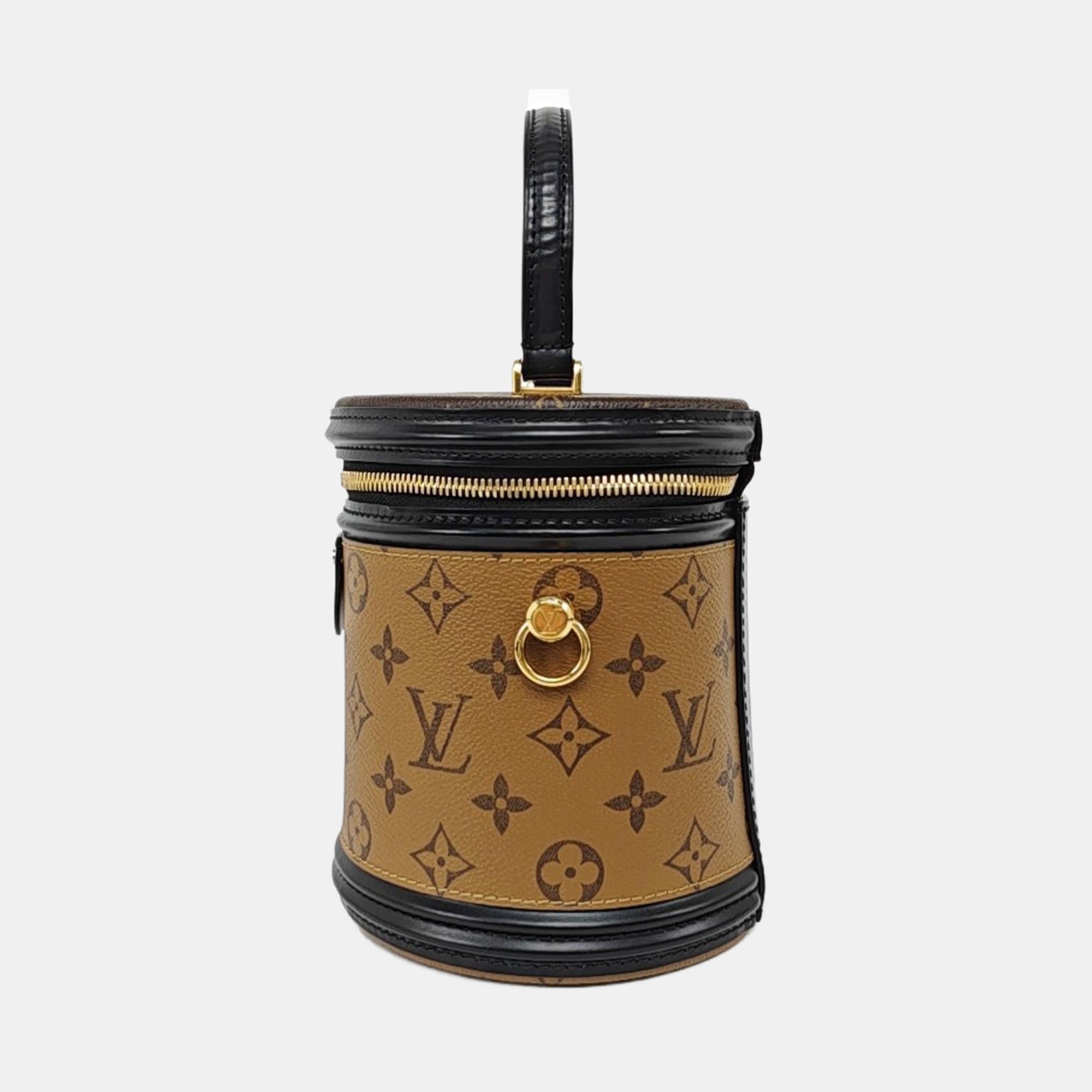 CANNES PM Monogram Coated Canvas Brown