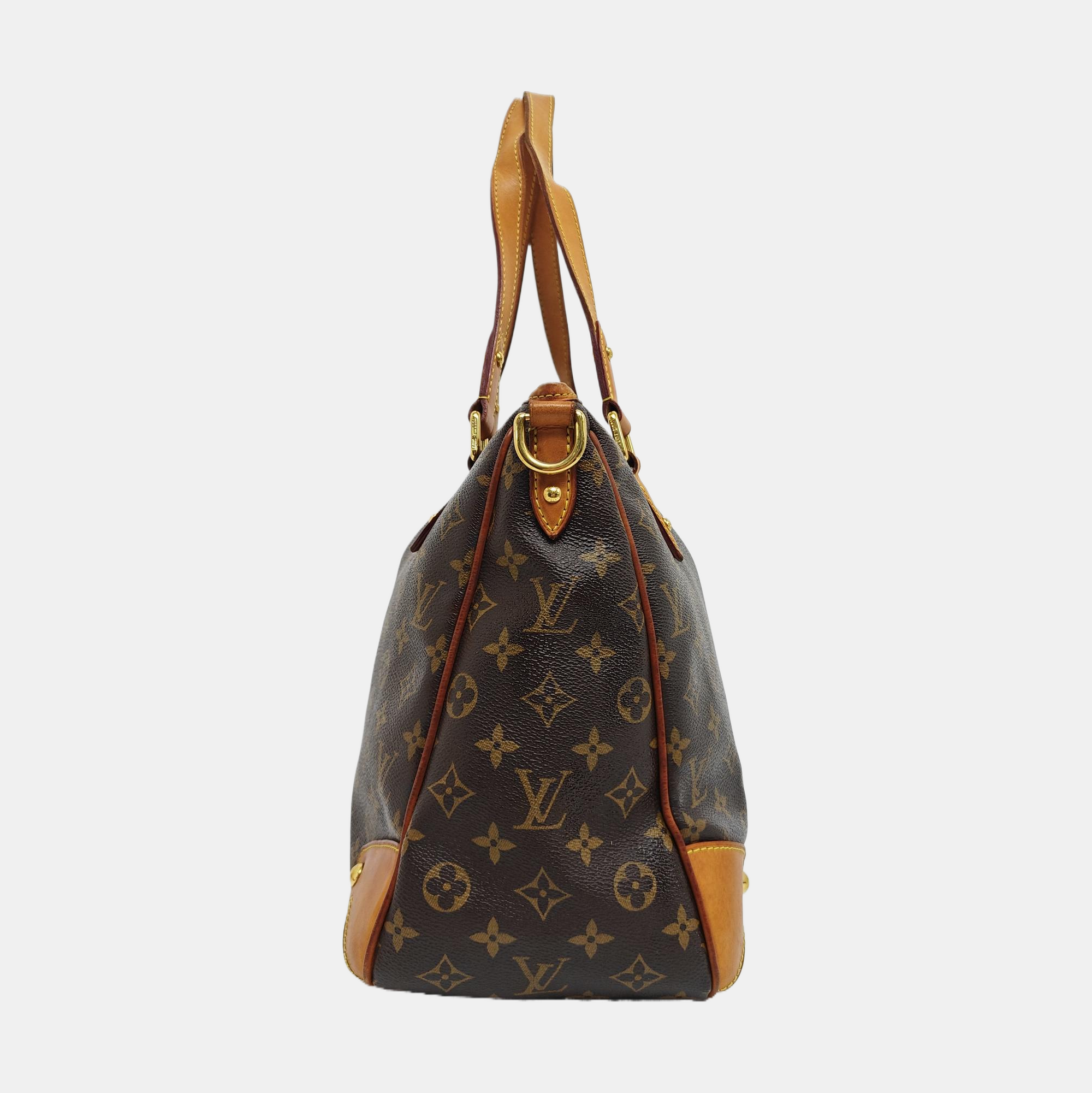 RETIRO GM Monogram Coated Canvas Brown