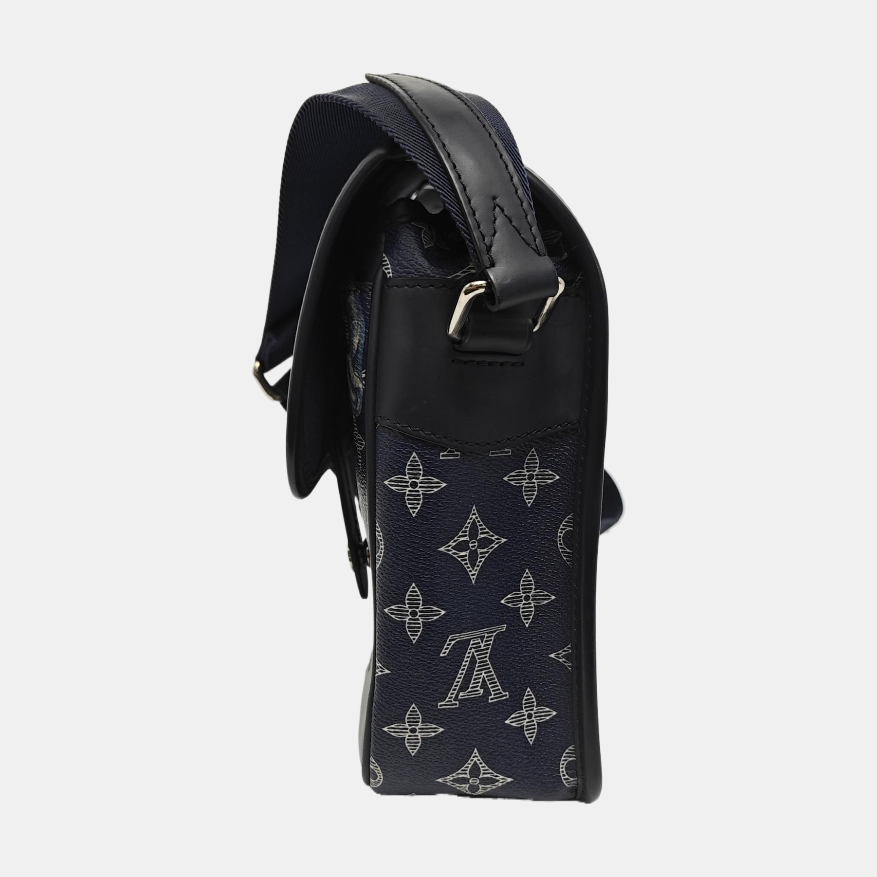 CHAPMAN SAVANE BB Monogram Coated Canvas Blue
