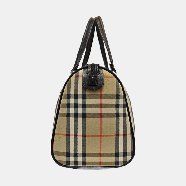 Canvas Top Handle Bag Beige