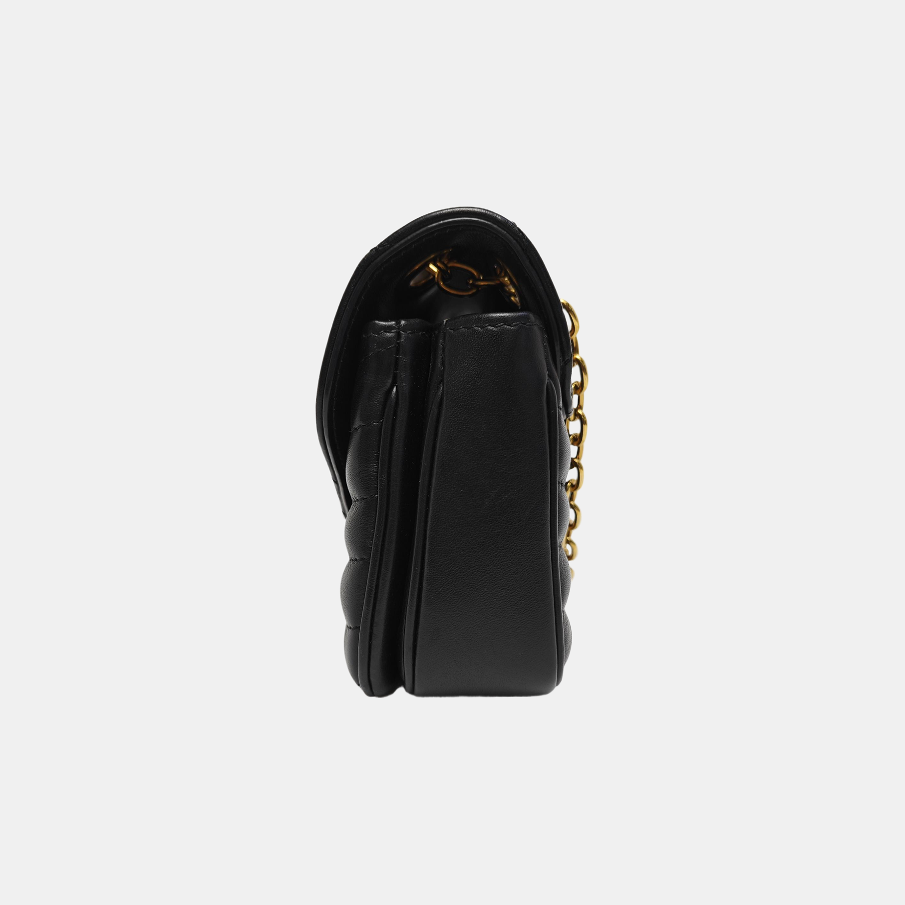 NEW WAVE PM Quilted Calfskin Black