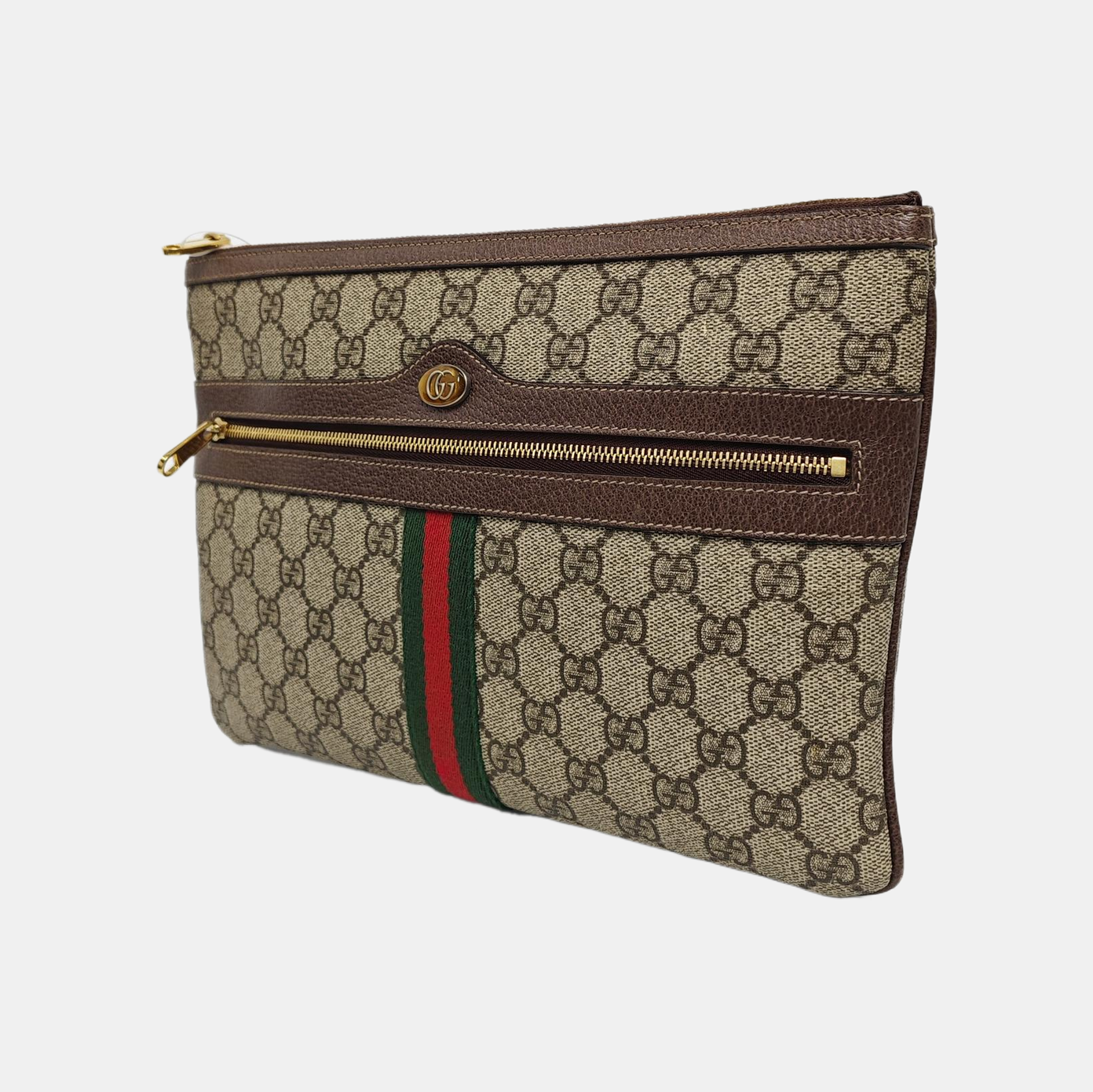 Authenticated pre-owned  Ophidia Monogram Coated Canvas Beige - Clutch at Looply