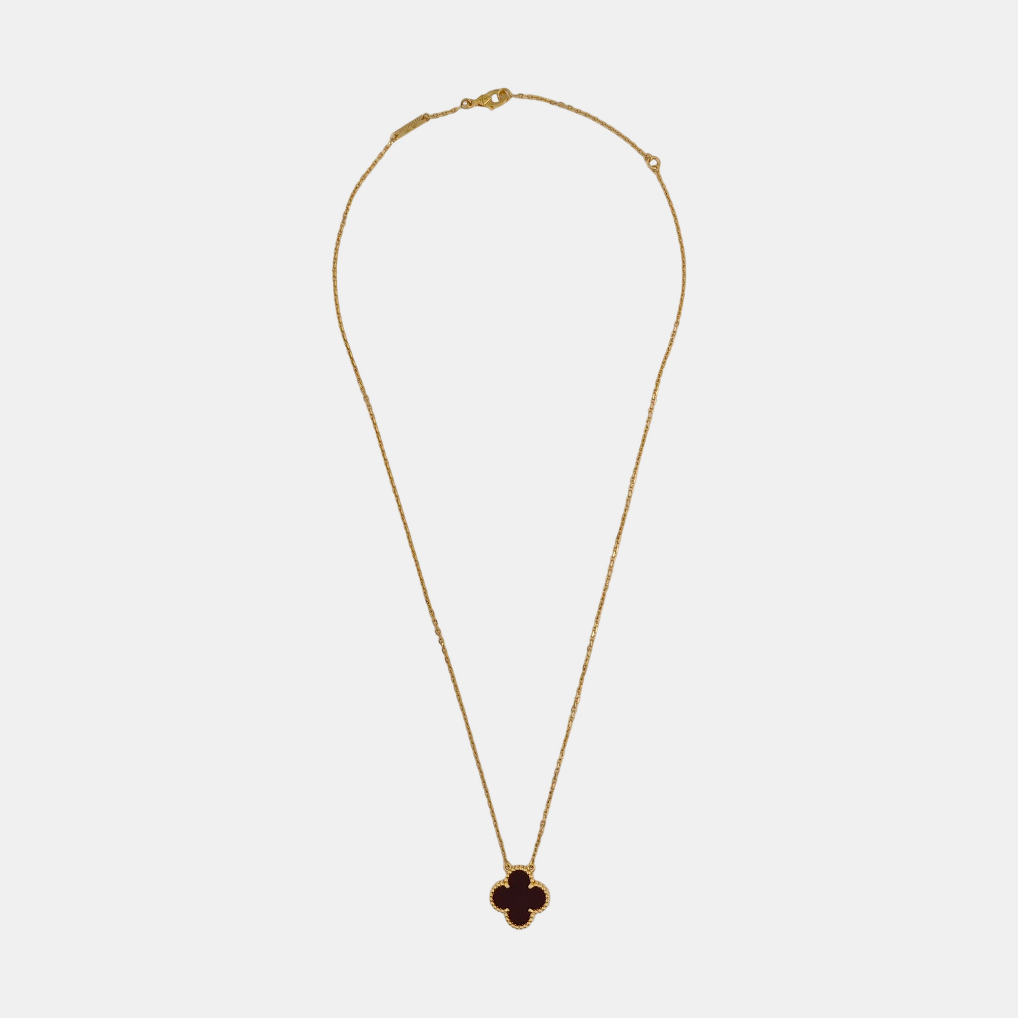 Vintage Alhambra 18k Gold Necklace