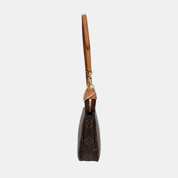 ACCESSOIRES GM Monogram Coated Canvas Brown