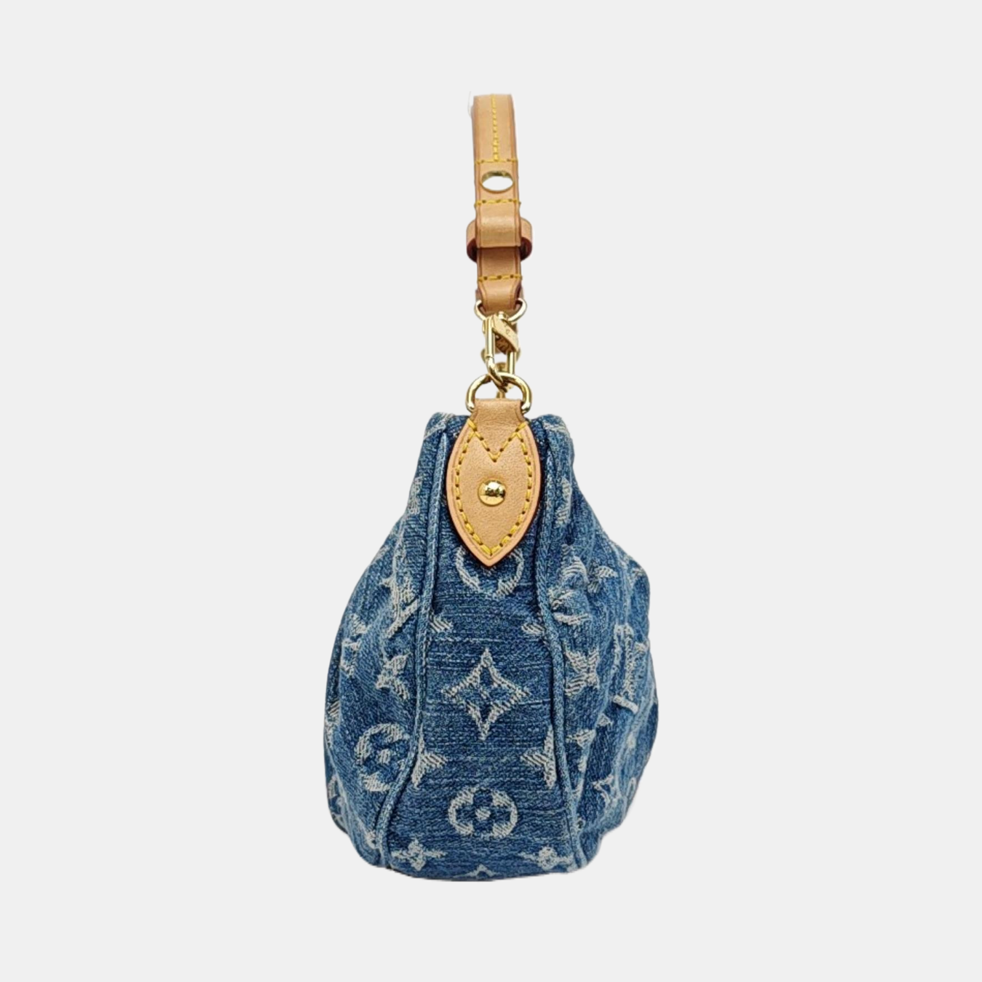 Pochette Valley Monogram Denim Blue