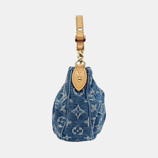 Pochette Valley Monogram Denim Blue