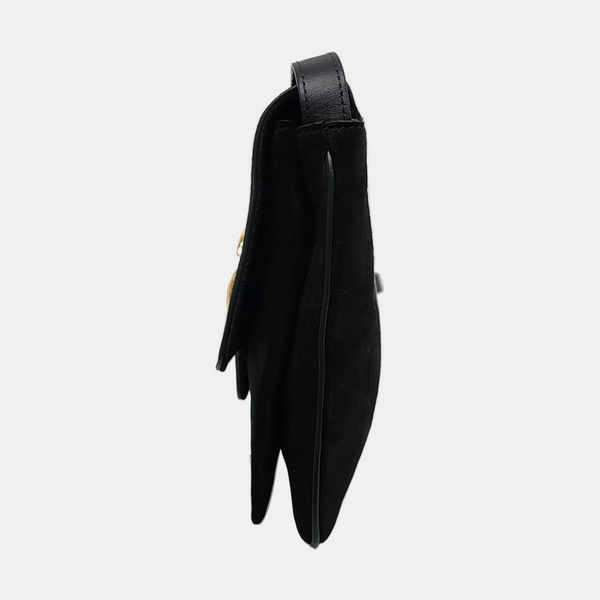 Arli Medium Suede Black