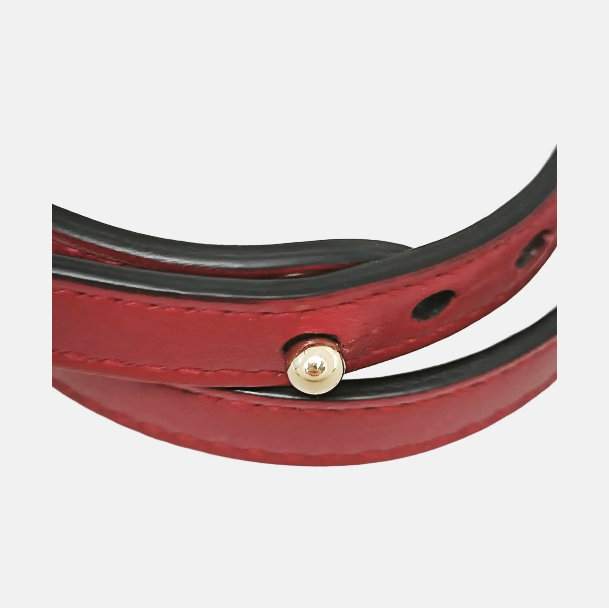 SERPENTI Brass Red Bangle