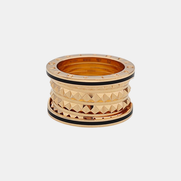 B.ZERO1 18k Rose Gold Ring EU 52
