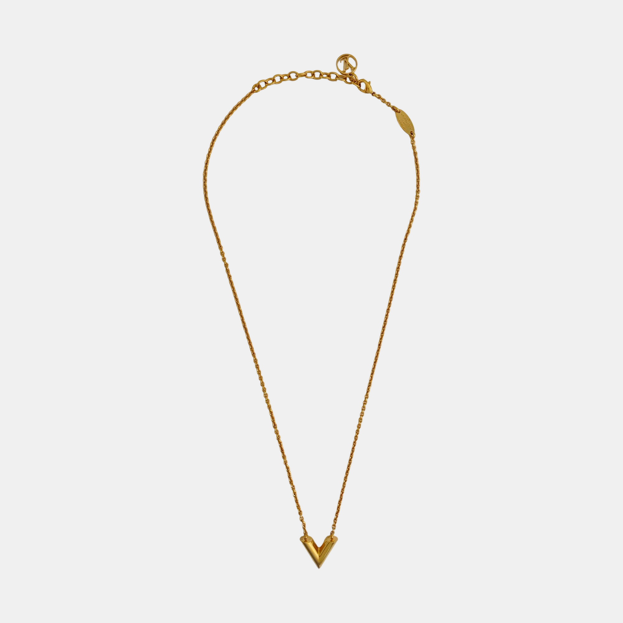LV &amp; ME Metal Gold Necklace