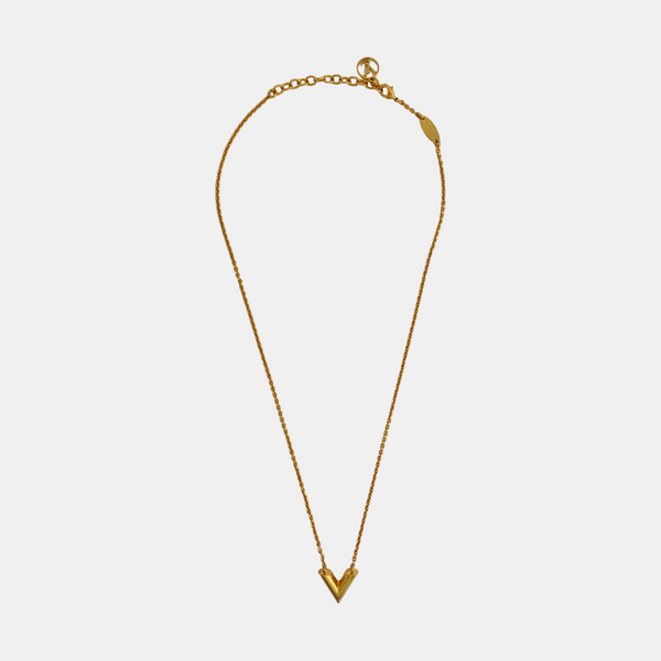 LV & ME Metal Gold Necklace