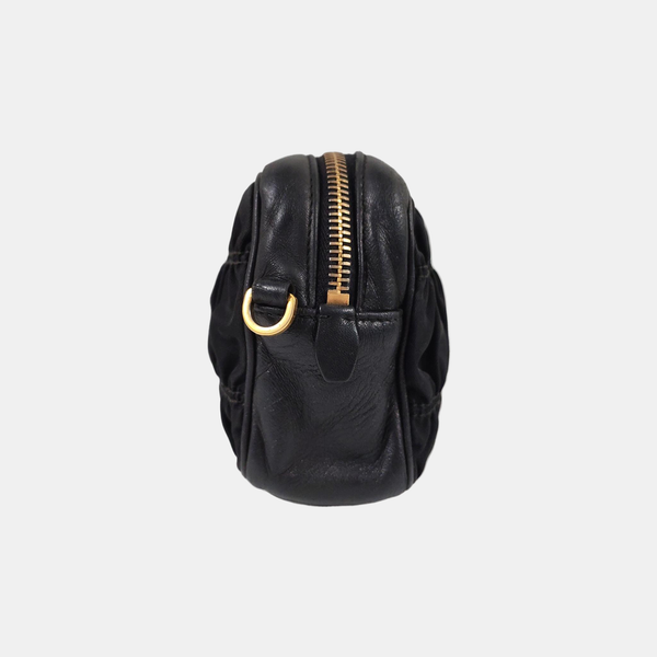 Nylon Shoulder Bag Black