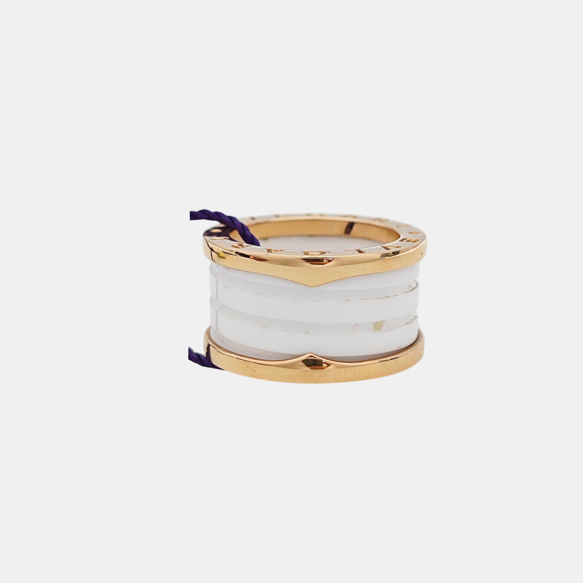 B.ZERO1 18k Rose Gold Ring EU 51