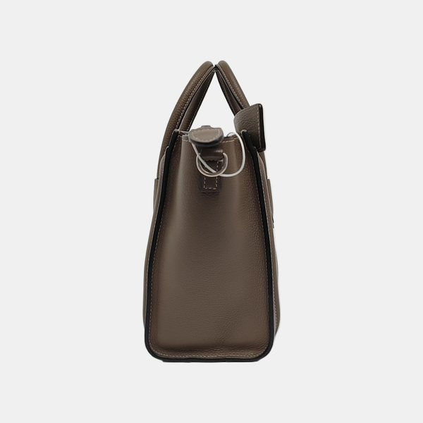 LUGGAGE Nano Calfskin Gray