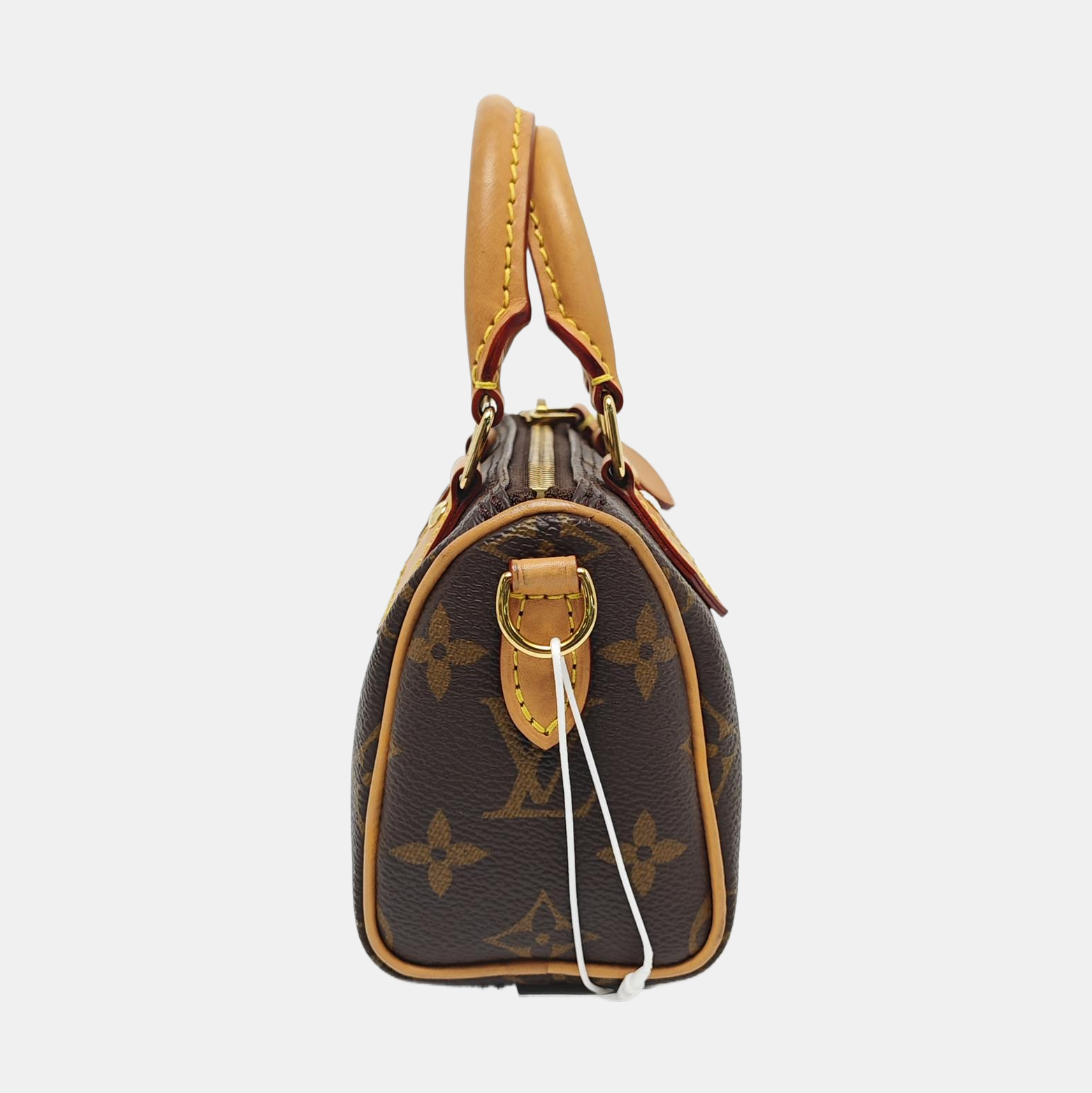 SPEEDY Nano Monogram Coated Canvas Brown