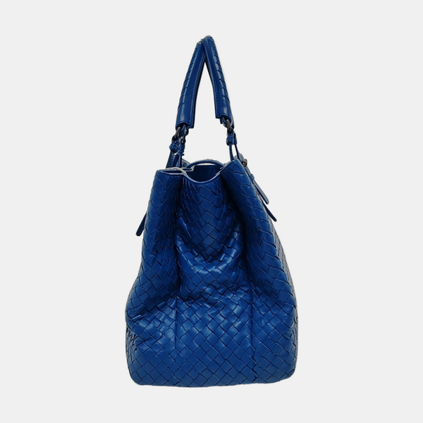 Authenticated pre-owned  Roma Calfskin Blue - Tote Bag at Looply