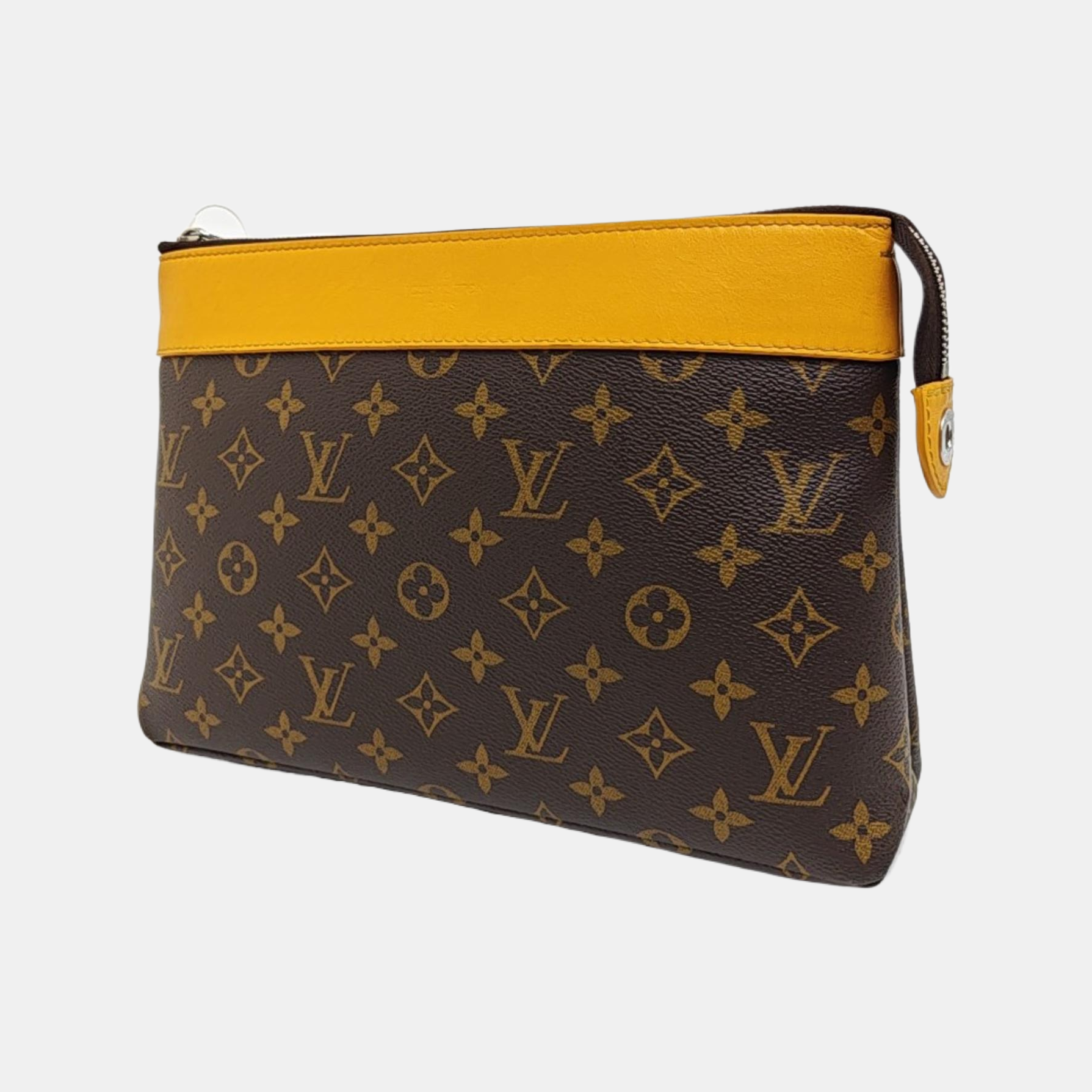 DAILY Monogram Coated Canvas Brown