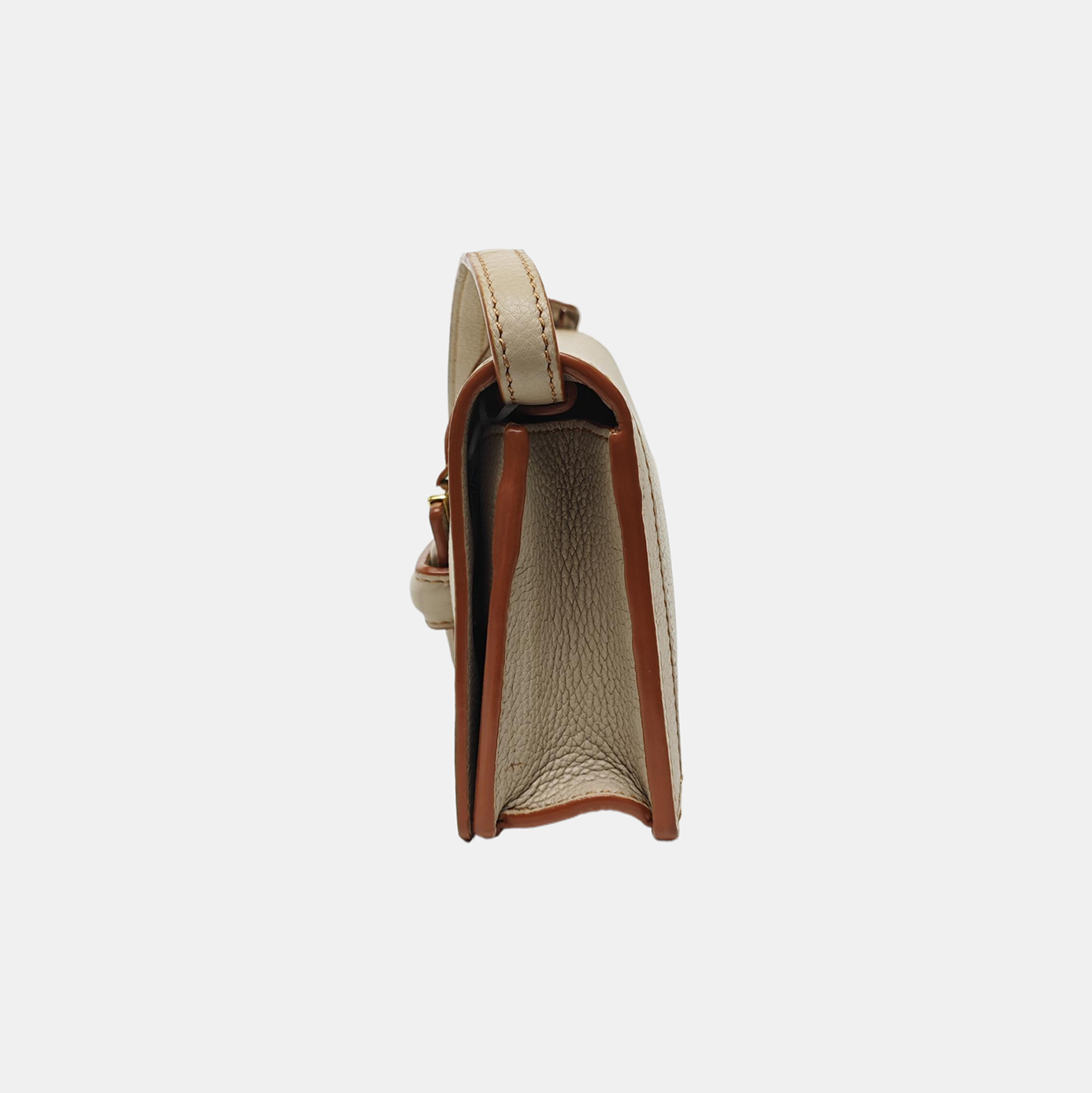 Authenticated pre-owned  Barcelona Mini Calfskin Beige - Shoulder Bag at Looply