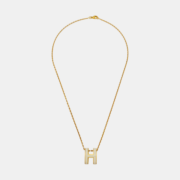Pop H Metal Gold Necklace