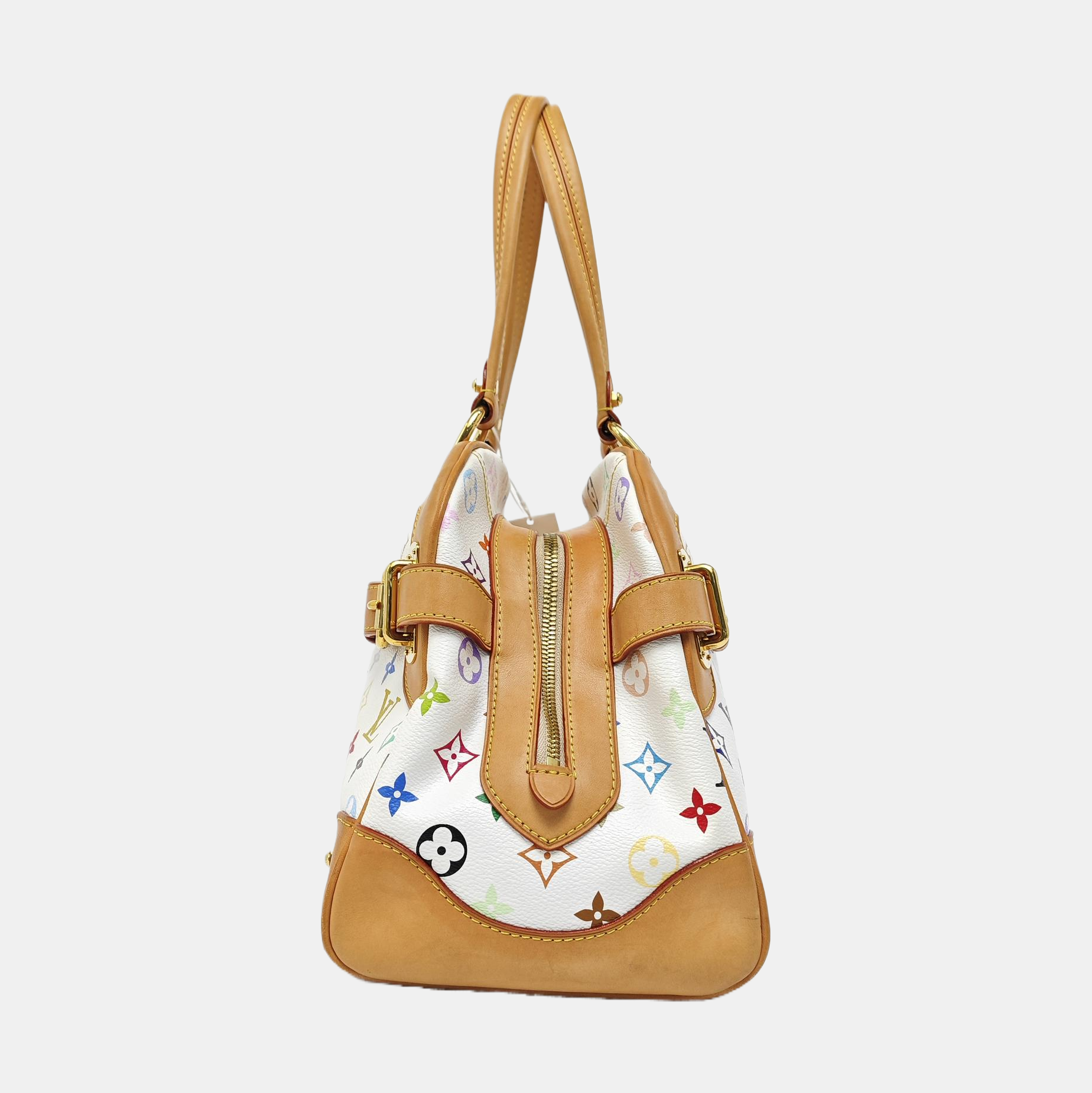 LV × TM CLAUDIA Monogram Coated Canvas White