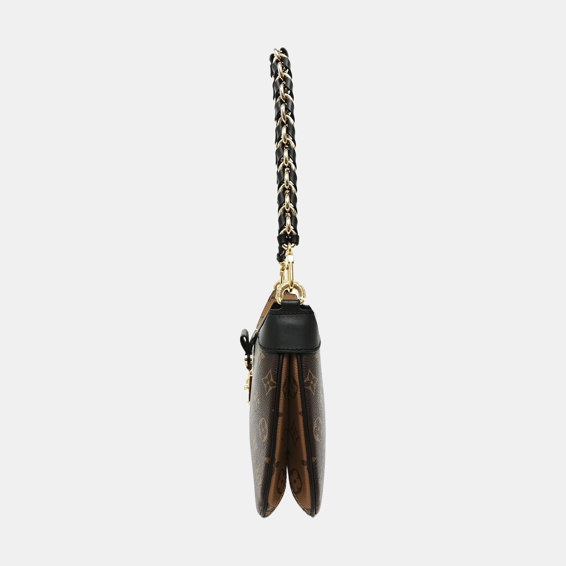 TWINNY Monogram Coated Canvas Brown