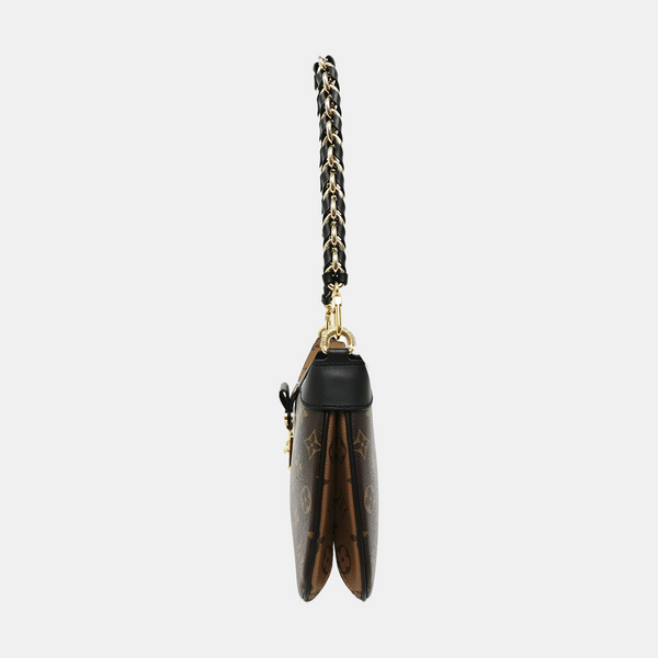 TWINNY Monogram Coated Canvas Brown
