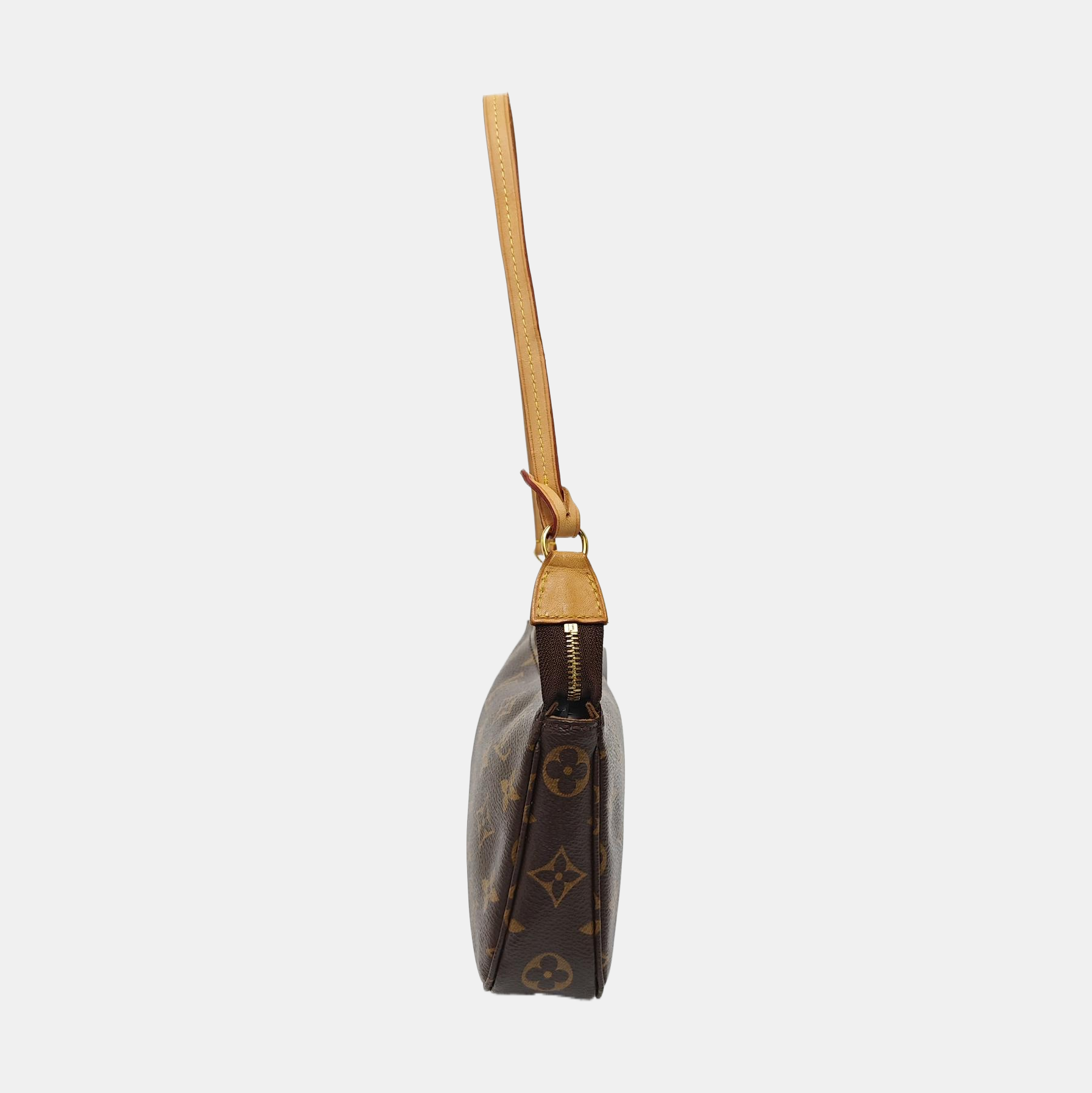 ACCESSOIRES Monogram Coated Canvas Brown