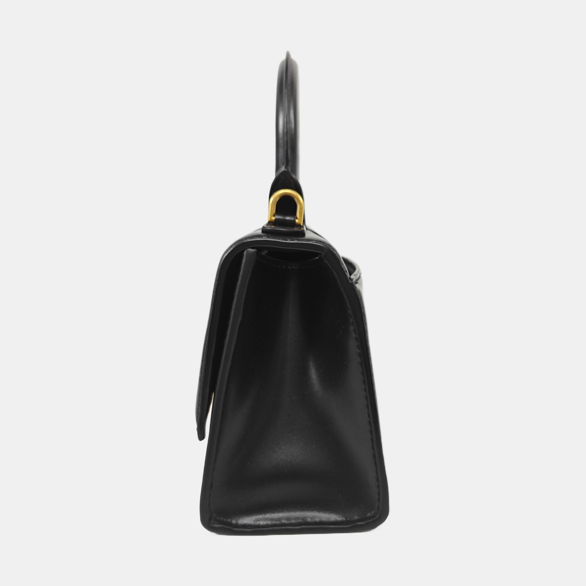 Hourglass XS Calfskin Black