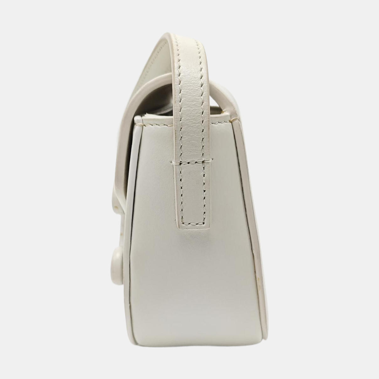 Calfskin Shoulder Bag White