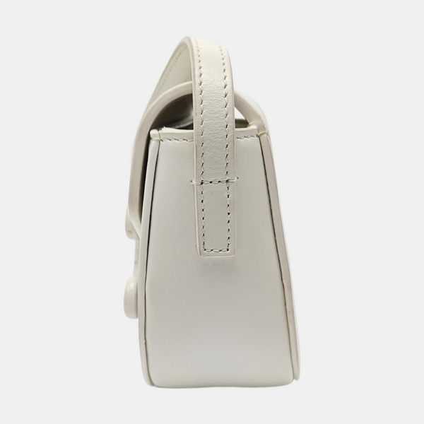 Calfskin Shoulder Bag White