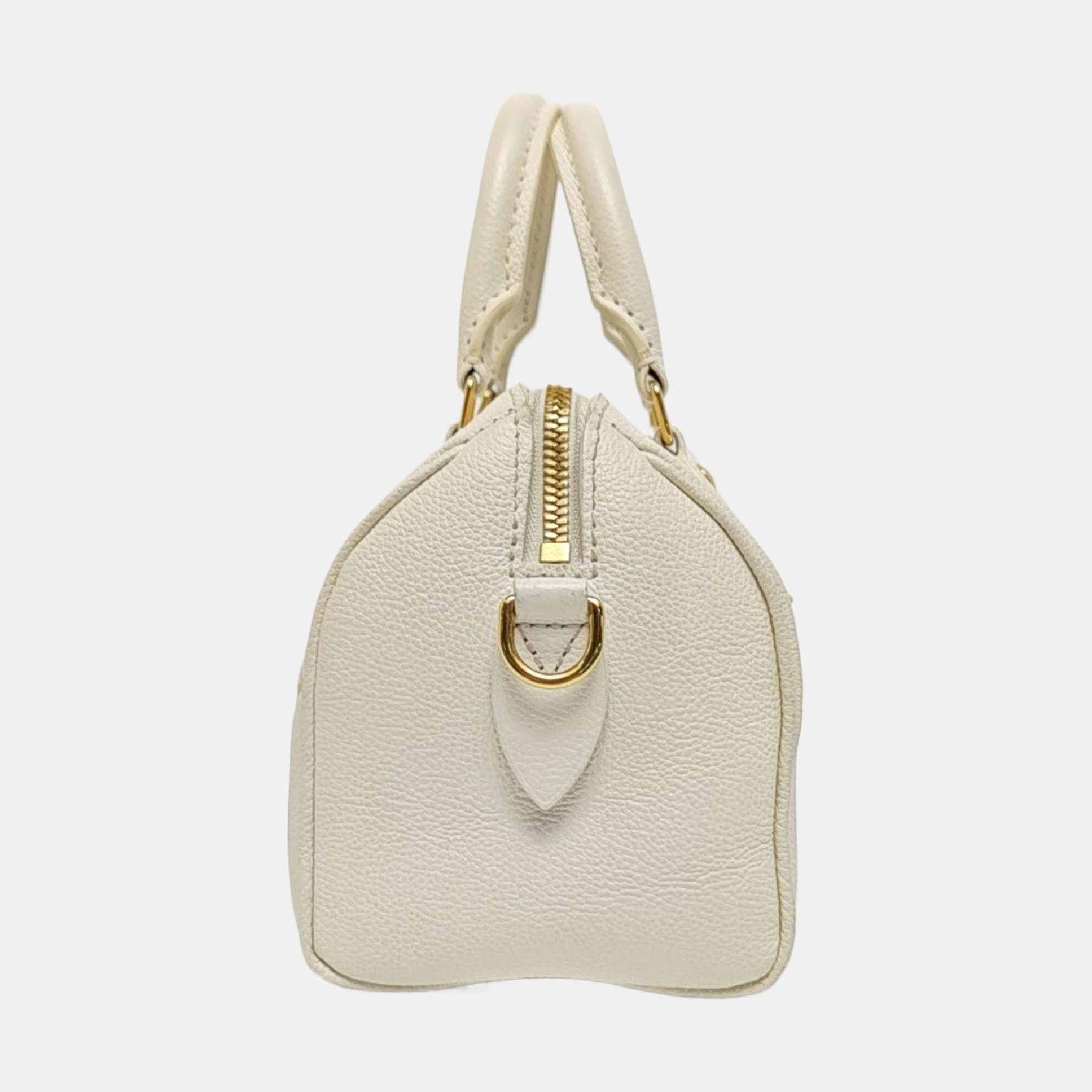 SPEEDY 20 Monogram Calfskin White