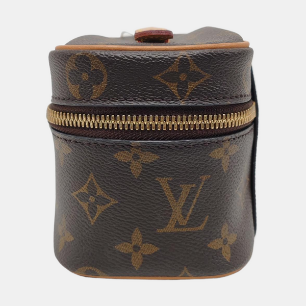 NICE Super Mini Monogram Coated Canvas Brown