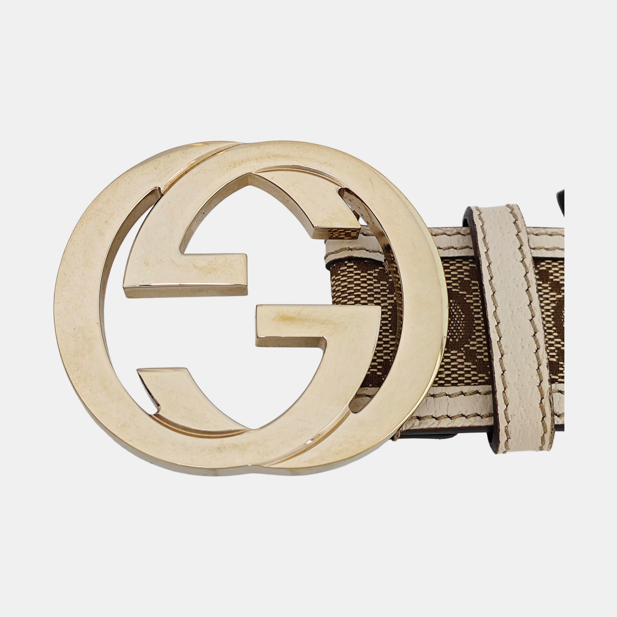 Fabric Belt Beige
